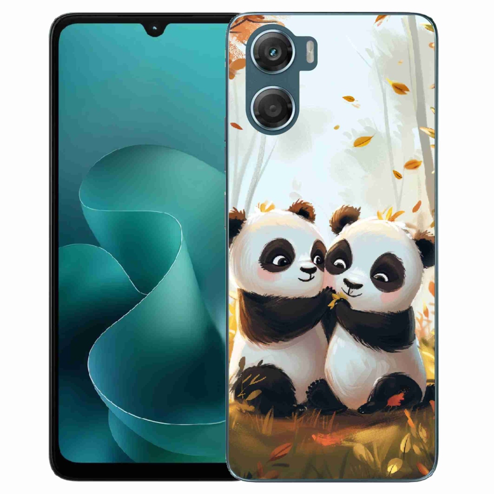 Gelový kryt mmCase na Motorola G06/G06 Power - pandy