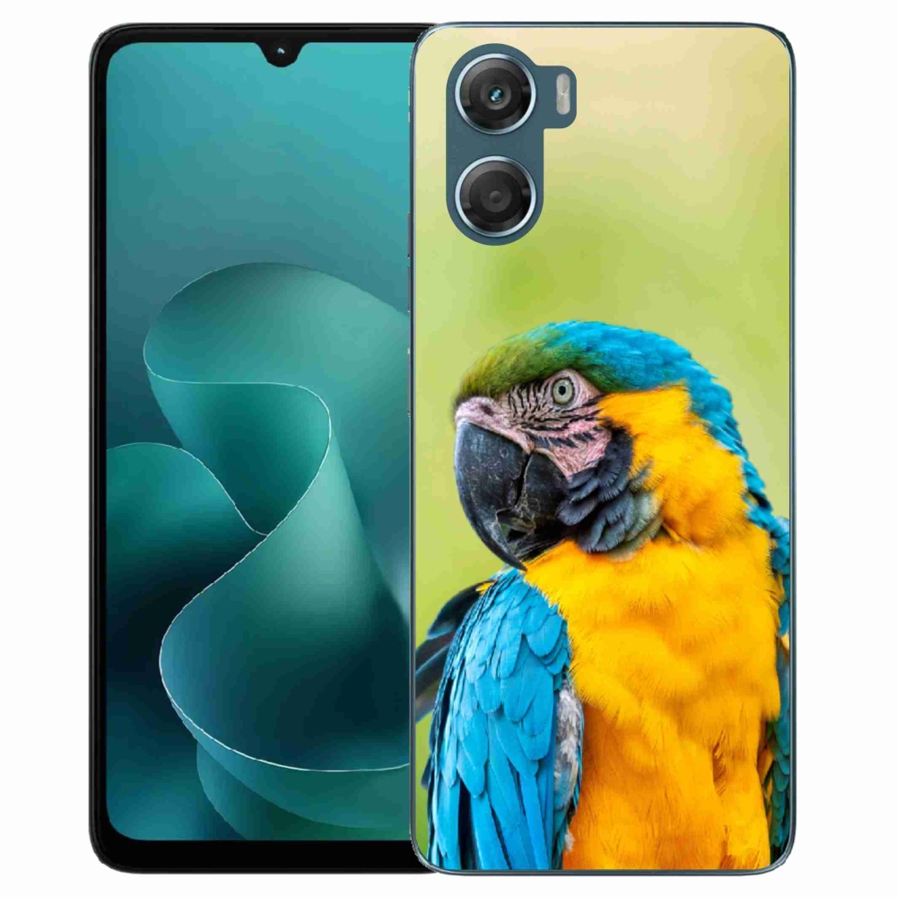 Gelový kryt mmCase na Motorola G06/G06 Power - papoušek ara 2