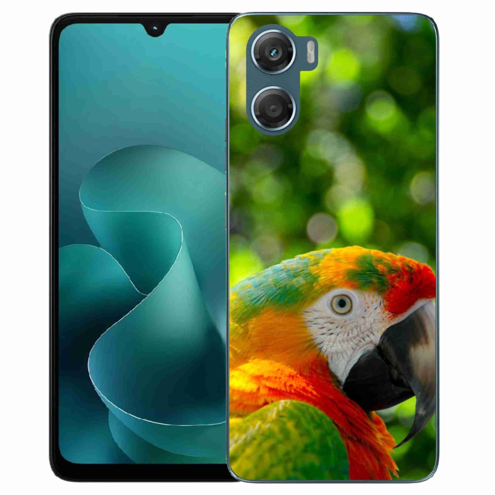 Gelový kryt mmCase na Motorola G06/G06 Power - papoušek ara 3