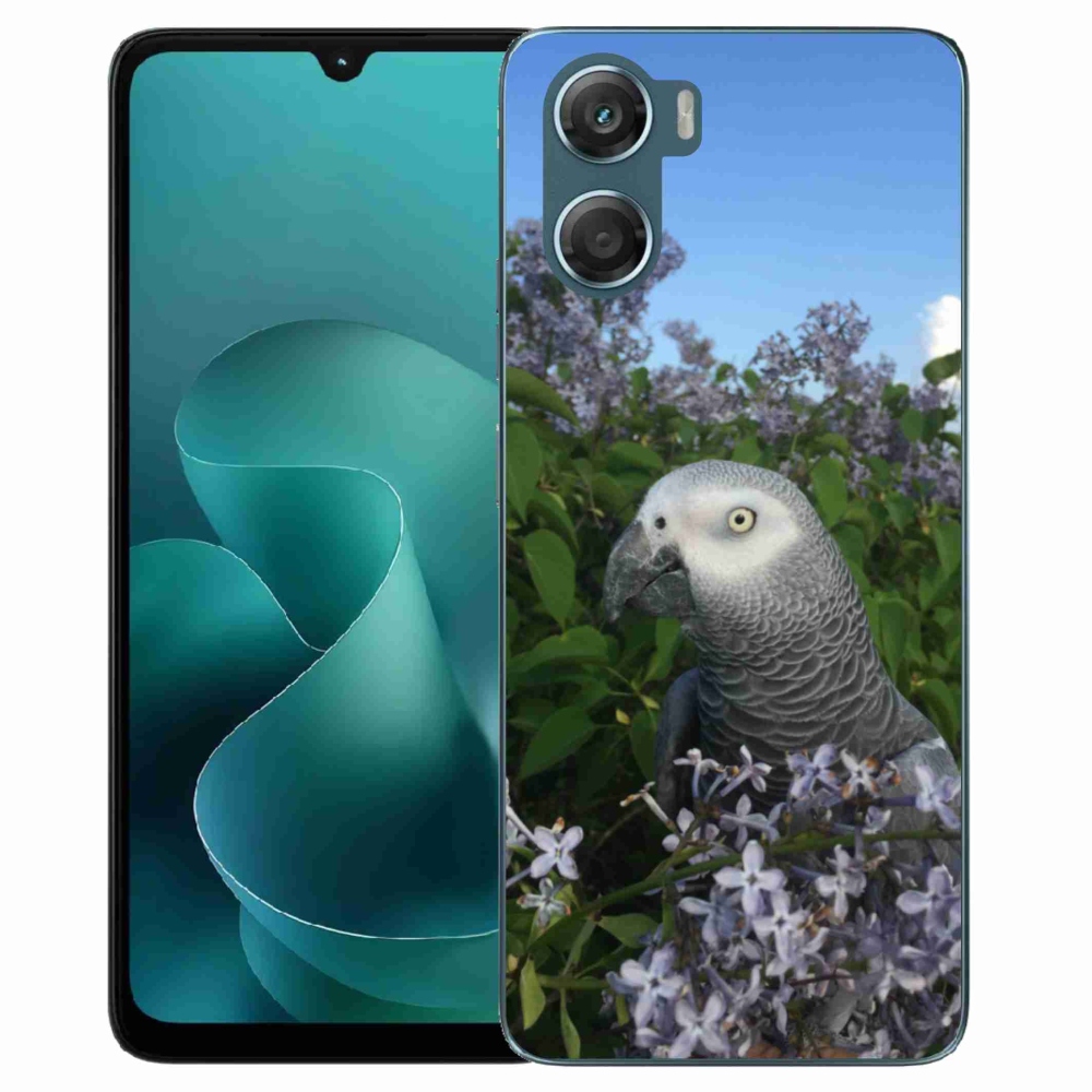 Gelový kryt mmCase na Motorola G06/G06 Power - papoušek žako