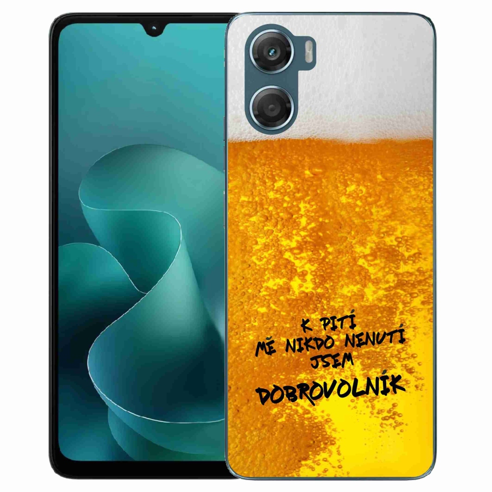 Gelový kryt mmCase na Motorola G06/G06 Power - pivní motiv 4
