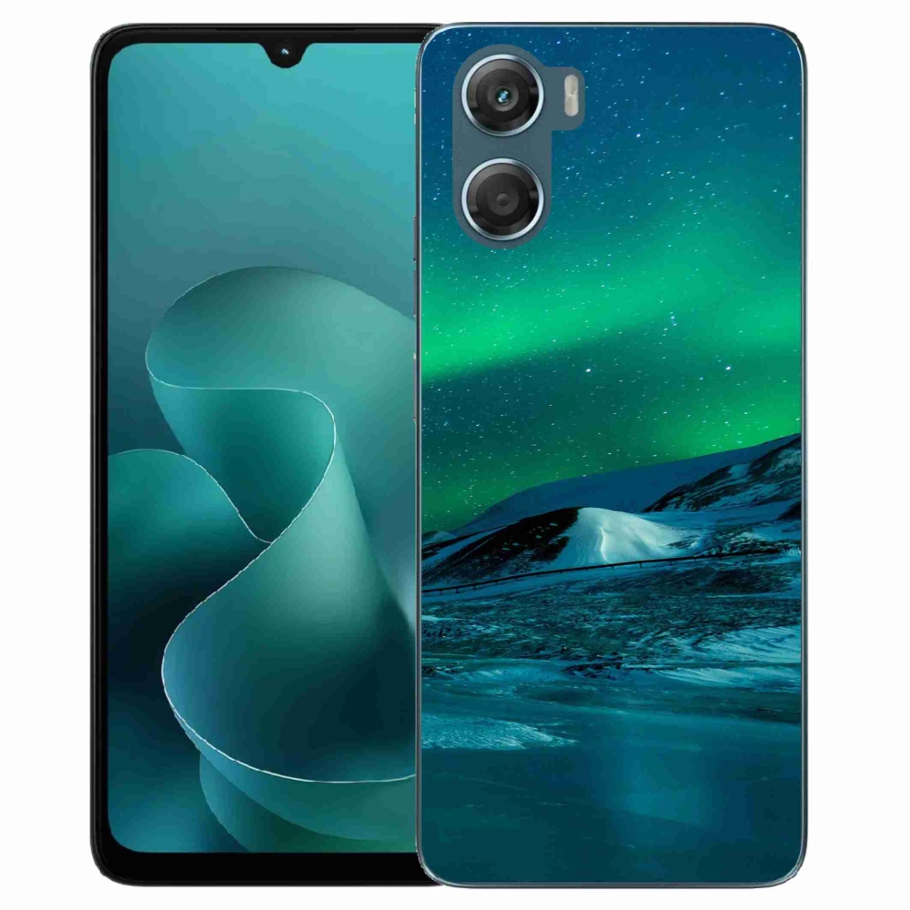 Gelový kryt mmCase na Motorola G06/G06 Power - polární záře