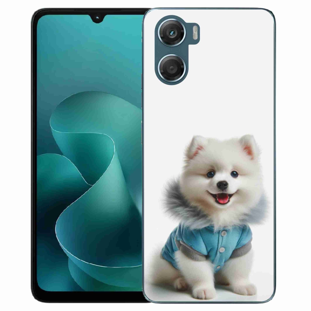 Gelový kryt mmCase na Motorola G06/G06 Power - pomeranian