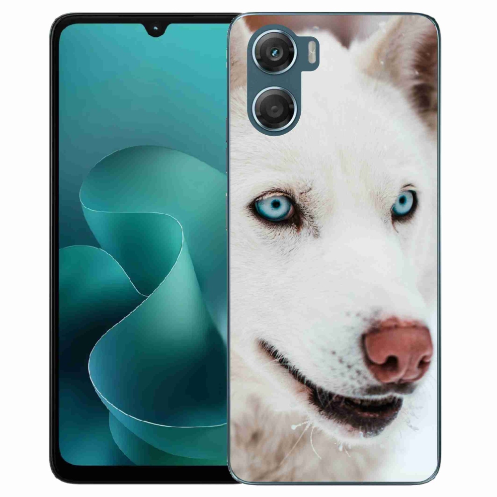 Gelový kryt mmCase na Motorola G06/G06 Power - psí pohled