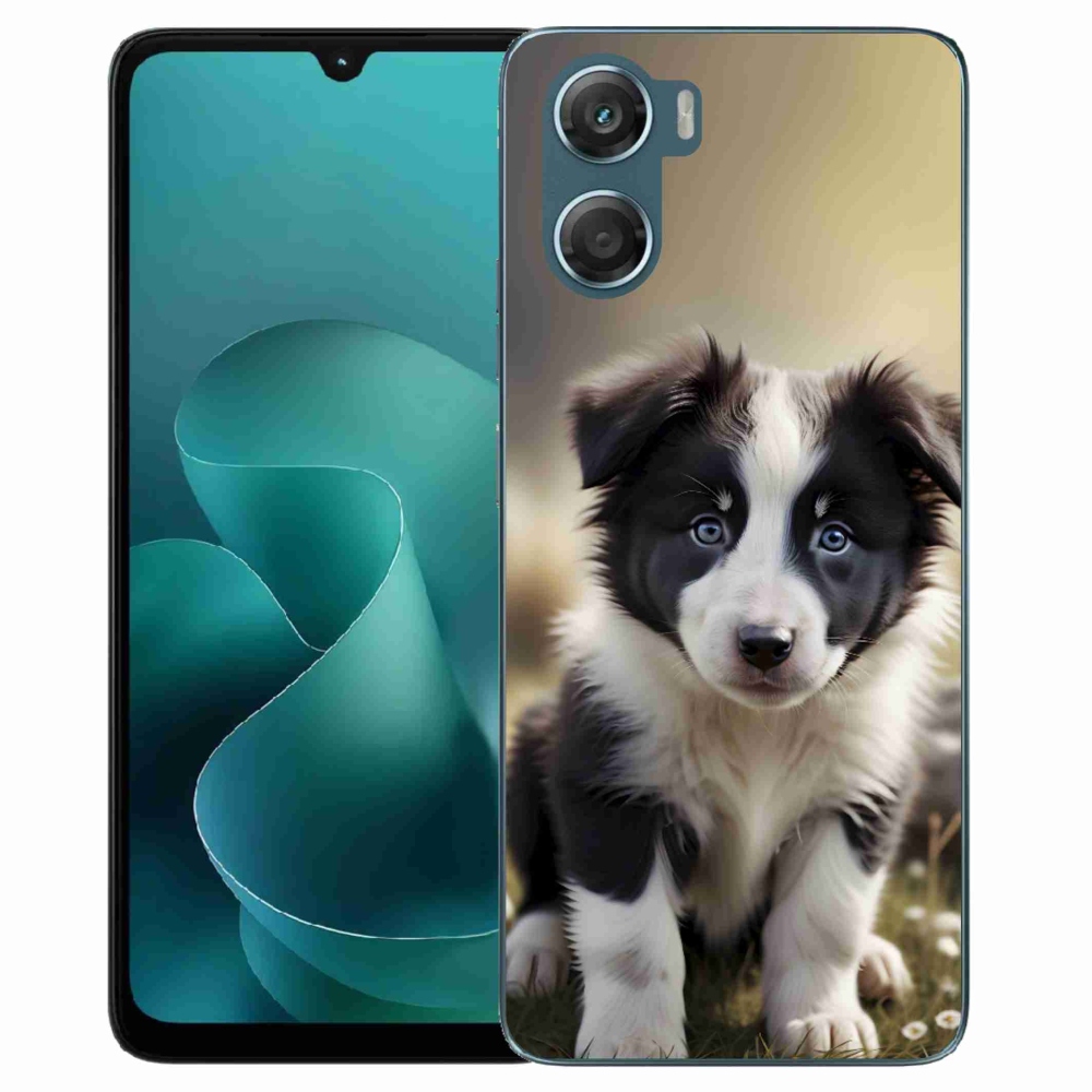 Gelový kryt mmCase na Motorola G06/G06 Power - roztomilá border kolie