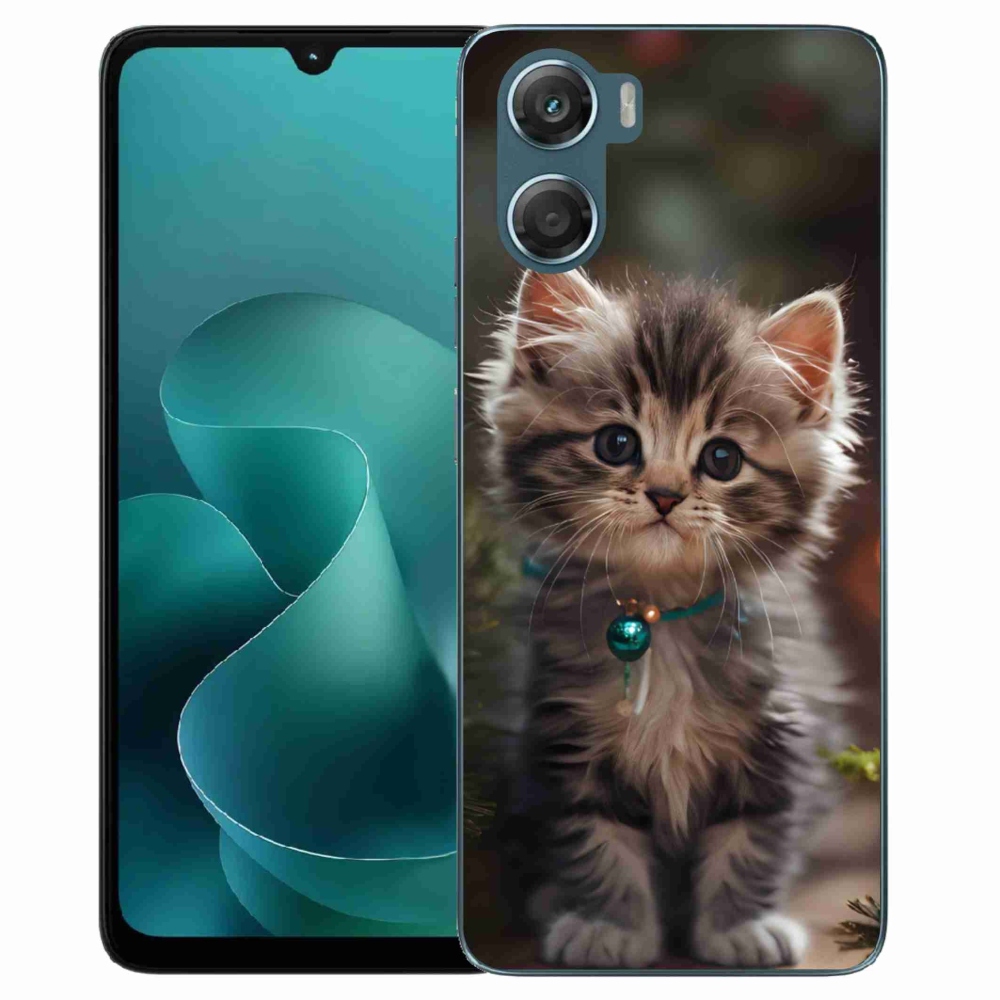 Gelový kryt mmCase na Motorola G06/G06 Power - roztomilé kotě 11