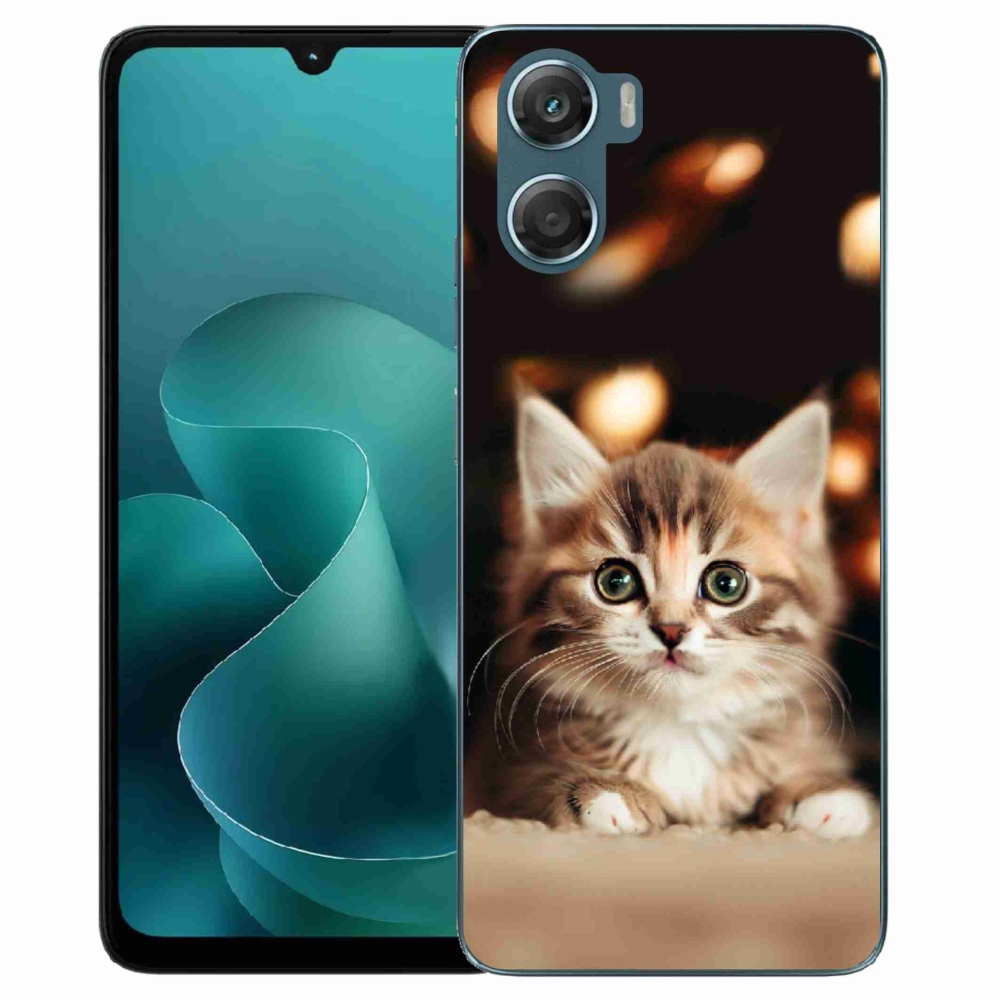 Gelový kryt mmCase na Motorola G06/G06 Power - roztomilé kotě 2