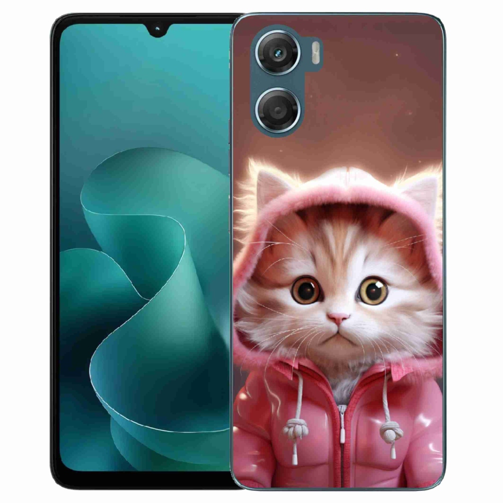 Gelový kryt mmCase na Motorola G06/G06 Power - roztomilé kotě 3