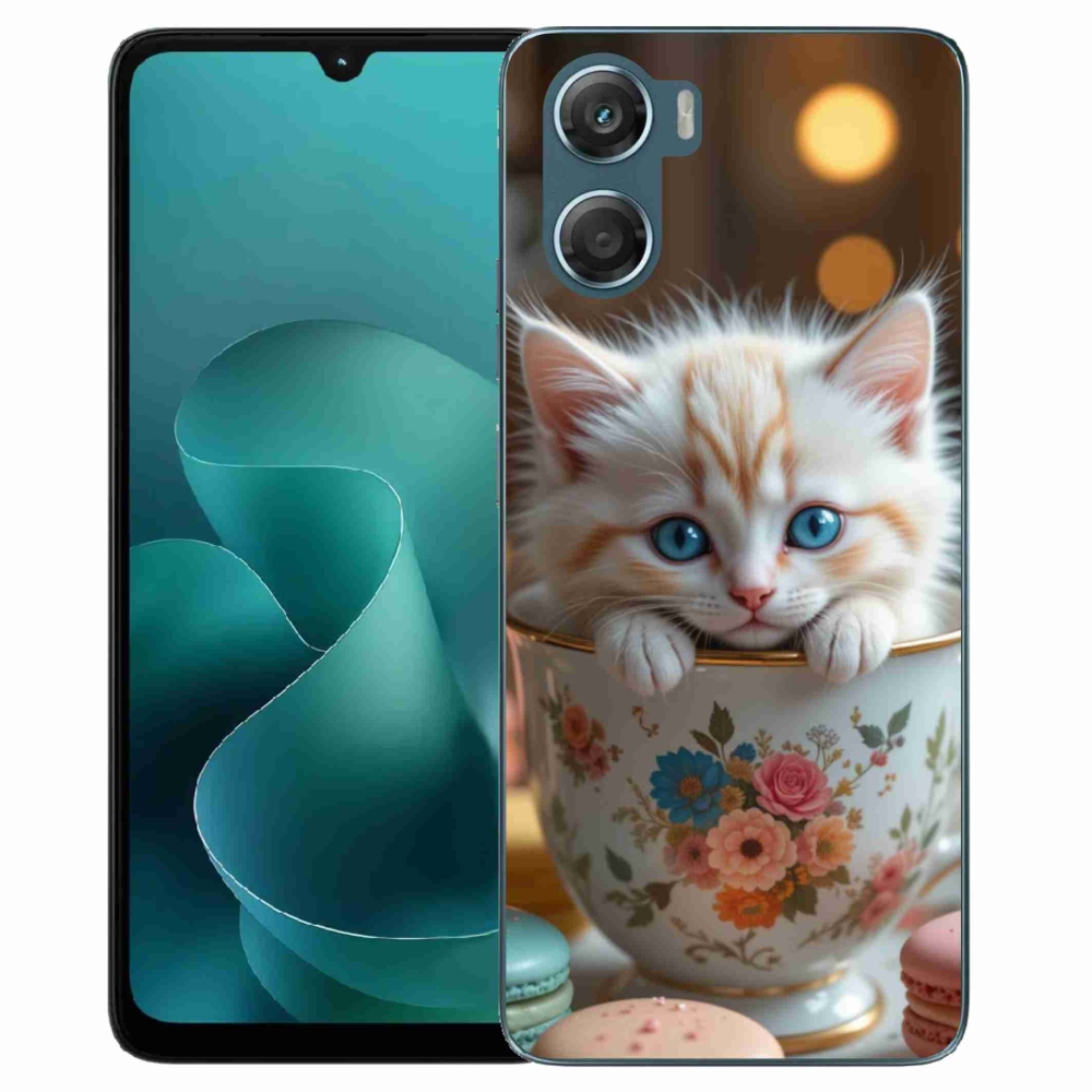 Gelový kryt mmCase na Motorola G06/G06 Power - roztomilé kotě 6