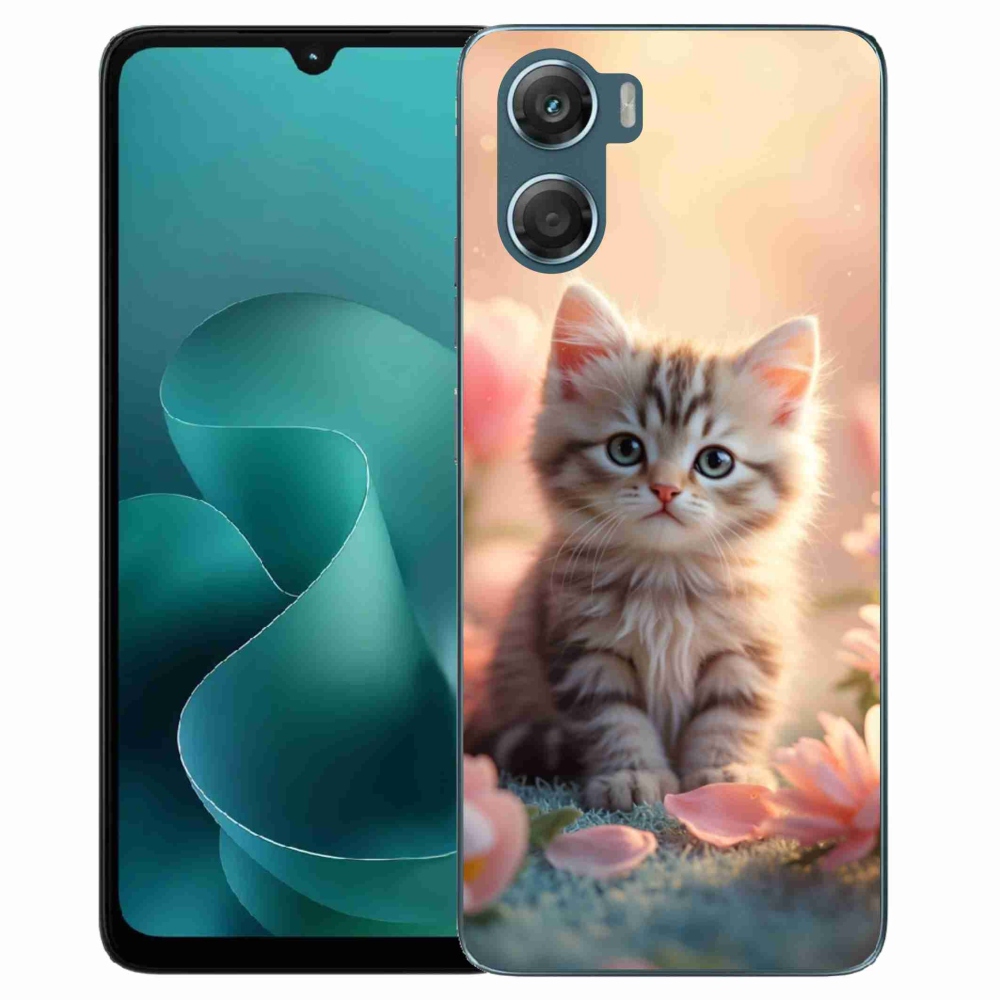 Gelový kryt mmCase na Motorola G06/G06 Power - roztomilé kotě 8