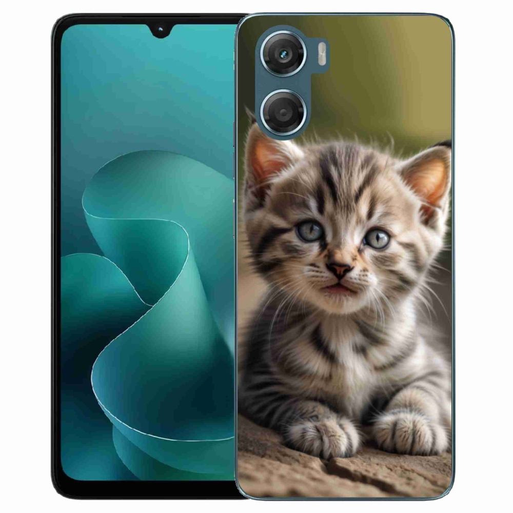 Gelový kryt mmCase na Motorola G06/G06 Power - roztomilé kotě 9