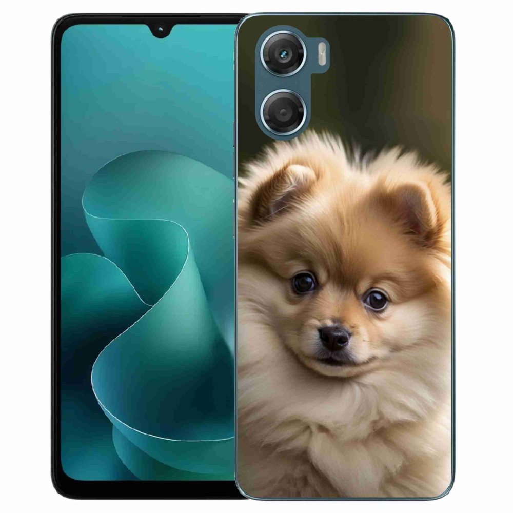 Gelový kryt mmCase na Motorola G06/G06 Power - roztomilý pomeranian 2