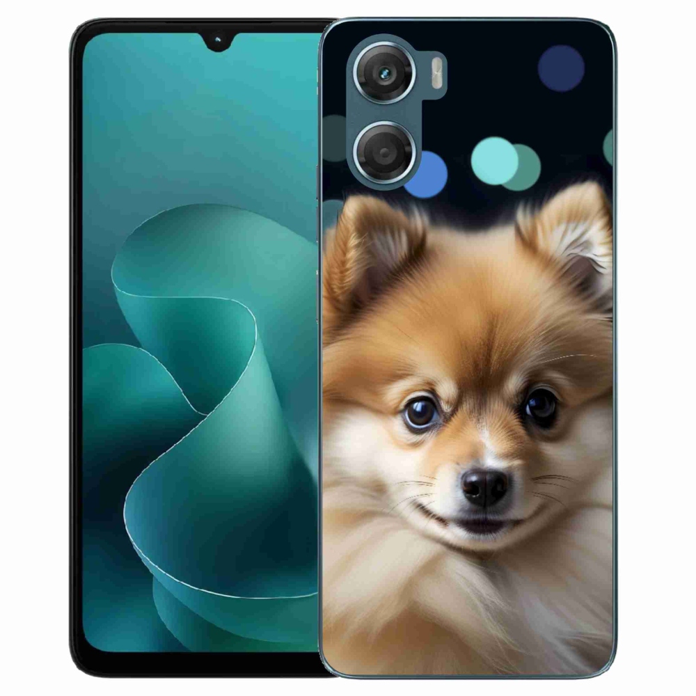 Gelový kryt mmCase na Motorola G06/G06 Power - roztomilý pomeranian