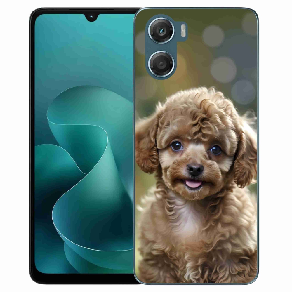 Gelový kryt mmCase na Motorola G06/G06 Power - roztomilý pudl