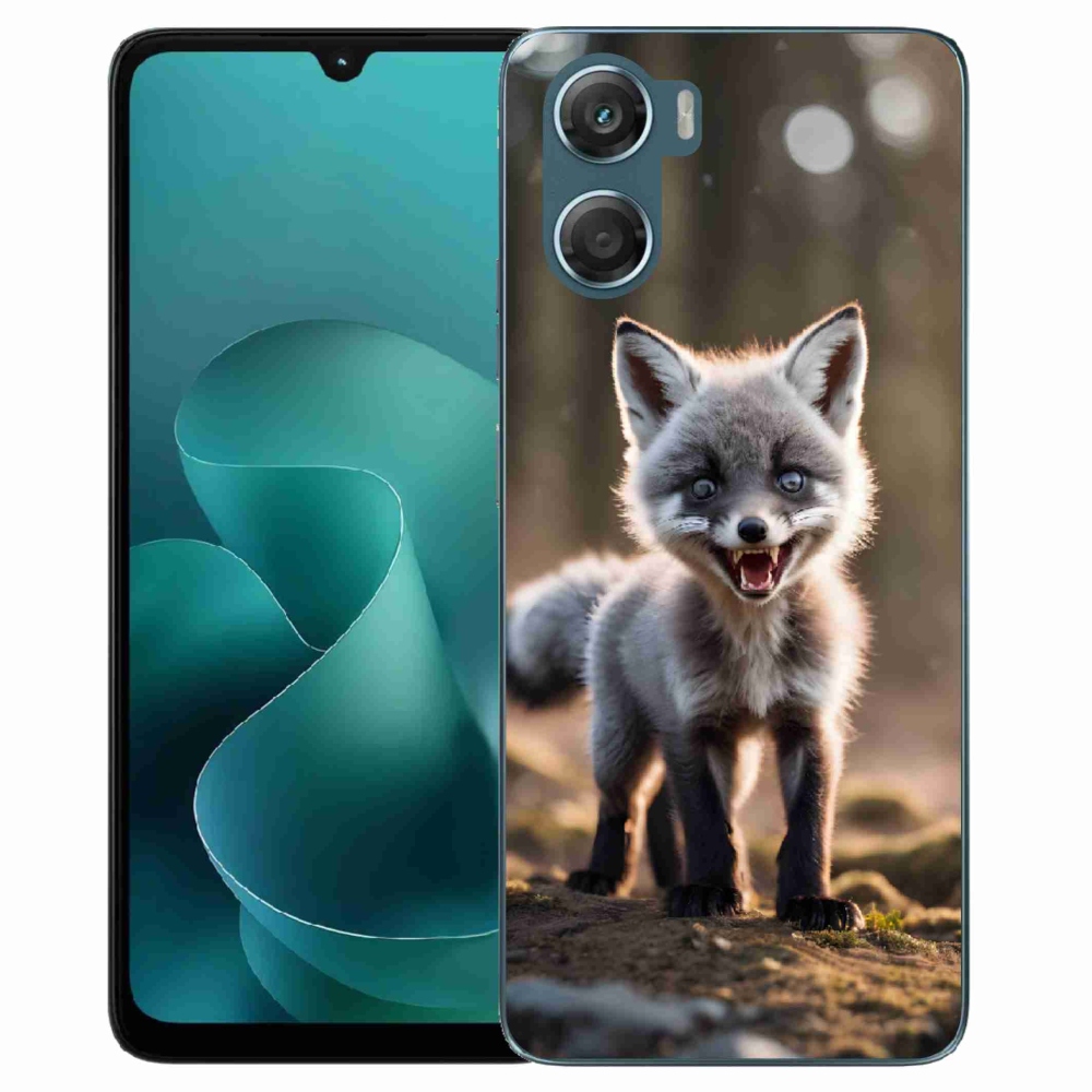 Gelový kryt mmCase na Motorola G06/G06 Power - rozzuřená liška
