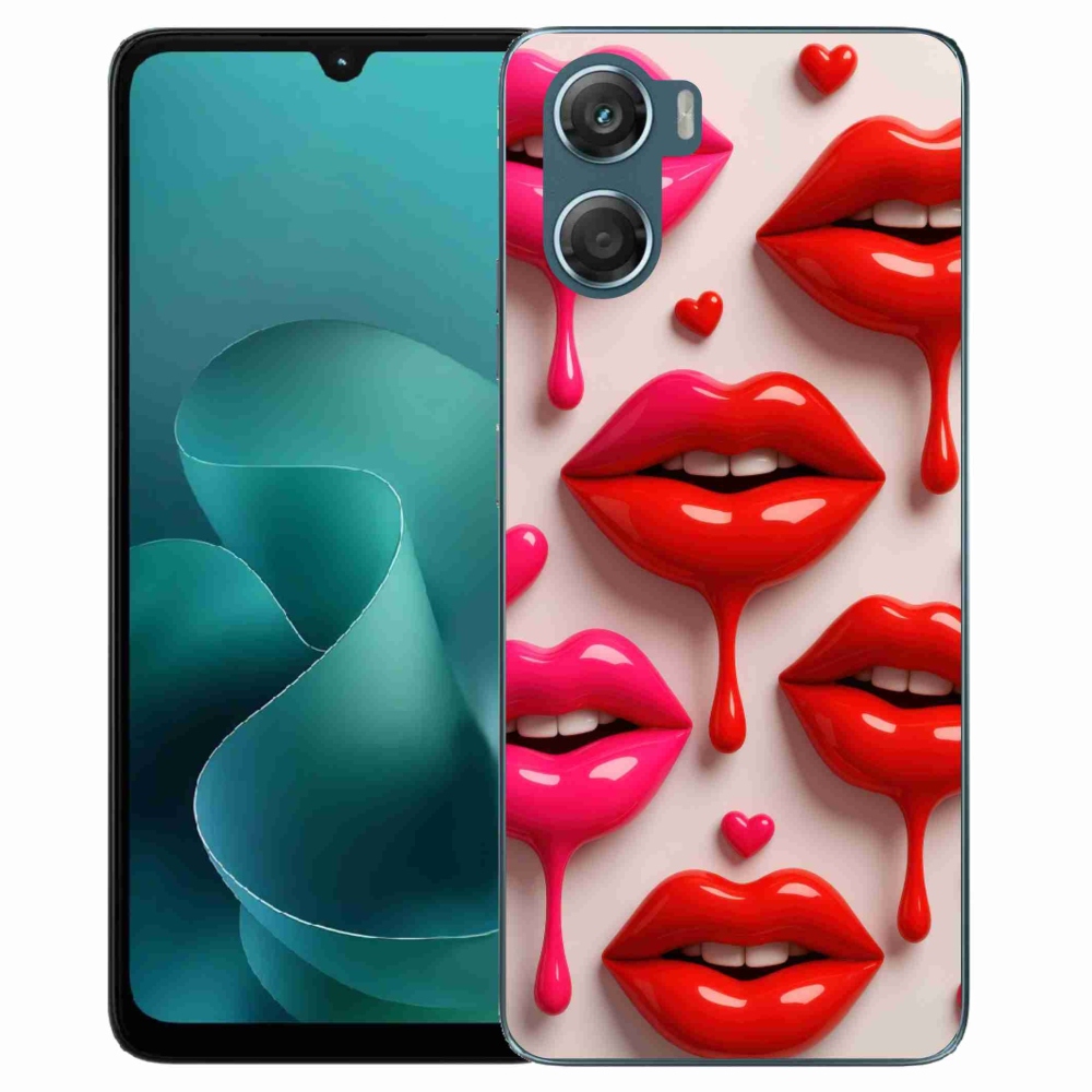 Gelový kryt mmCase na Motorola G06/G06 Power - rty 2