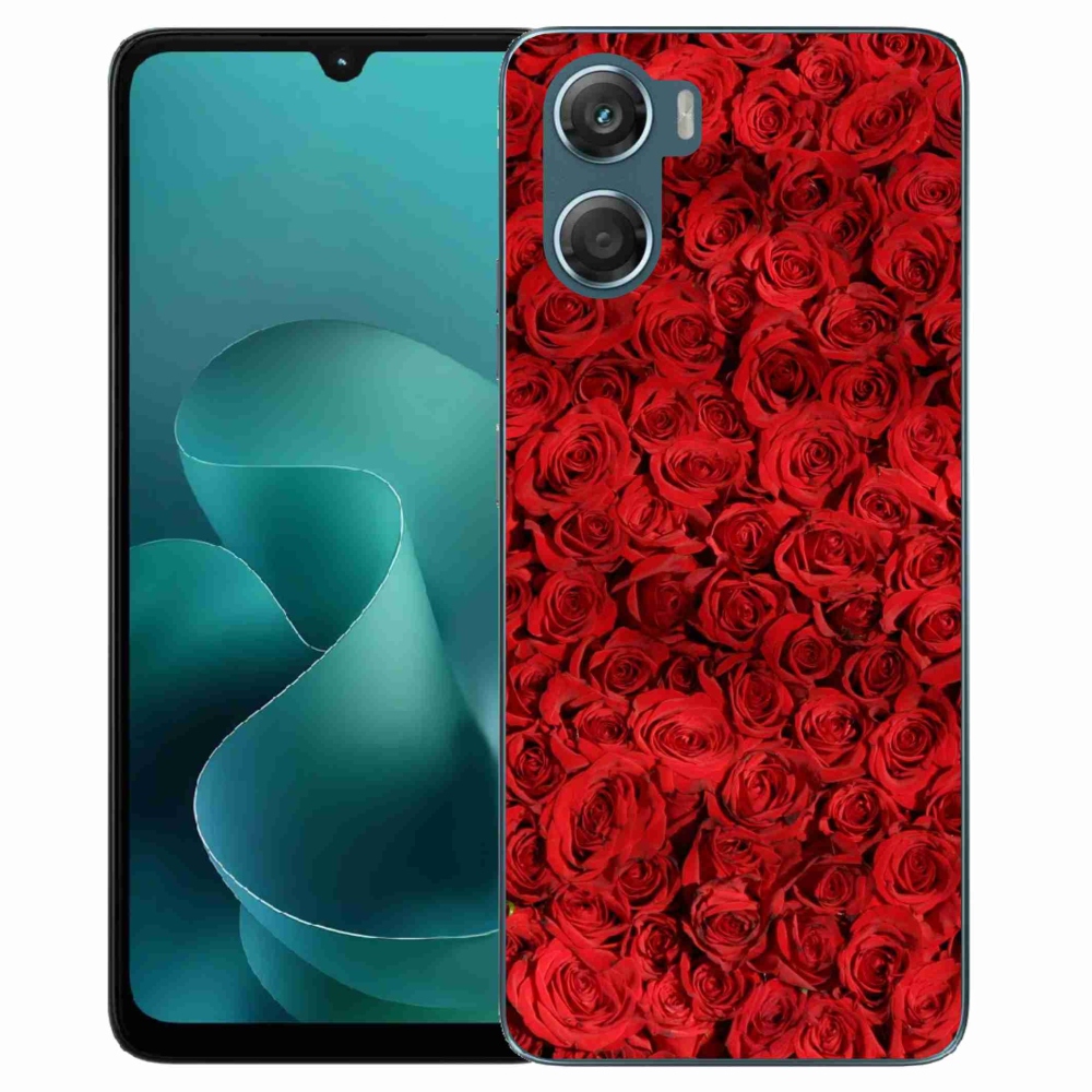 Gelový kryt mmCase na Motorola G06/G06 Power - růže