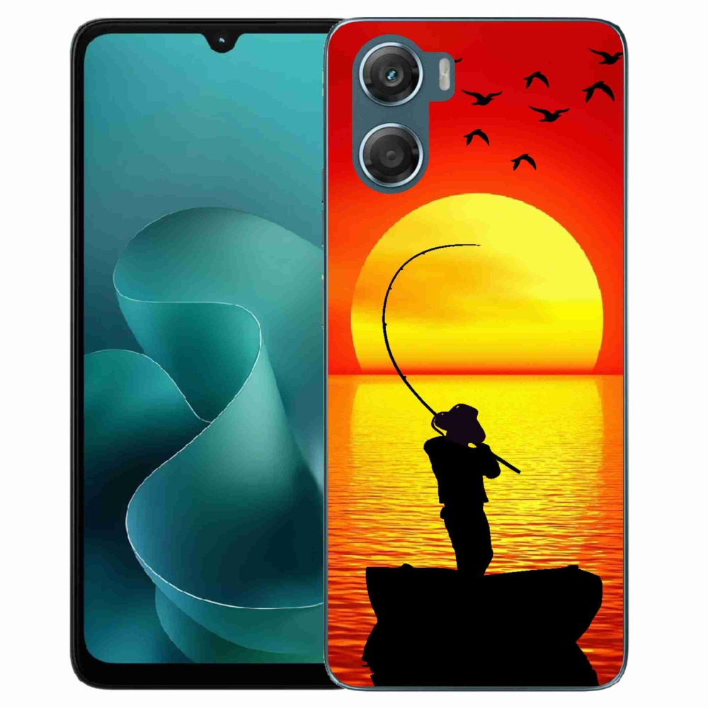 Gelový kryt mmCase na Motorola G06/G06 Power - rybaření