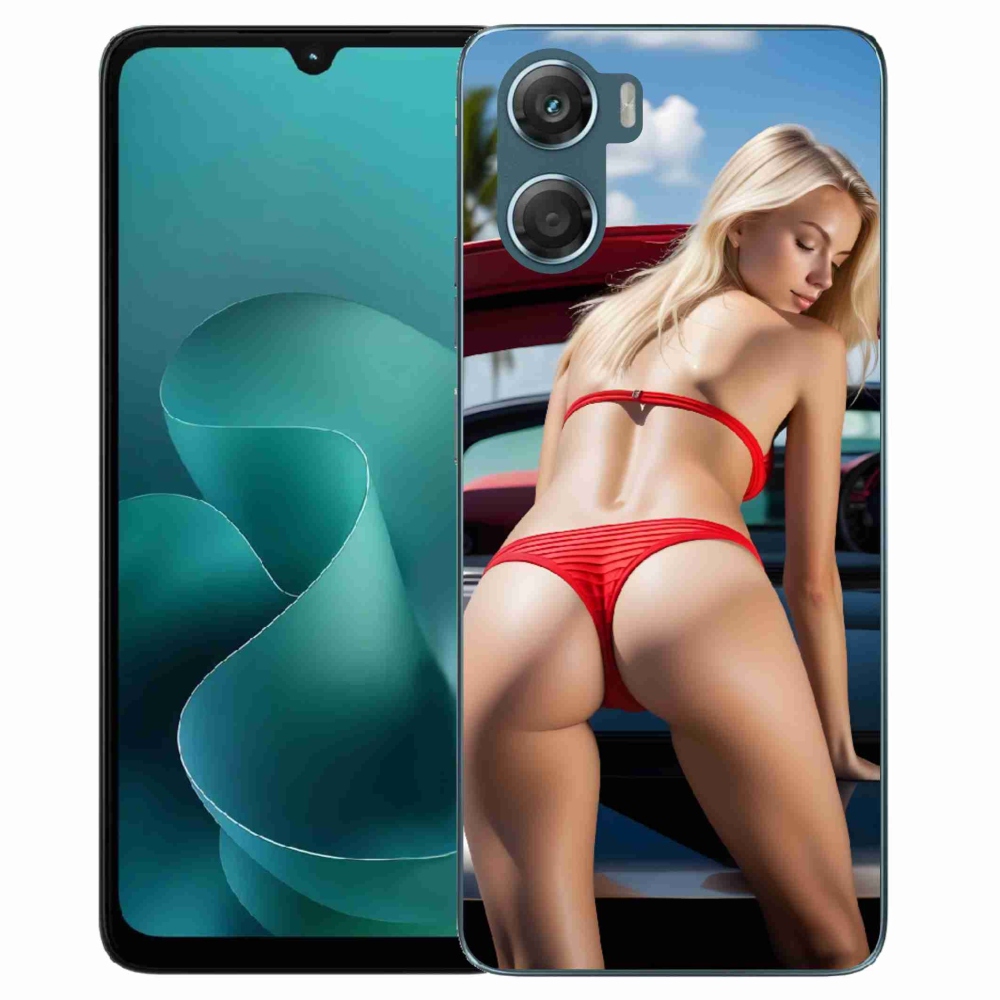 Gelový kryt mmCase na Motorola G06/G06 Power - sexy žena 2