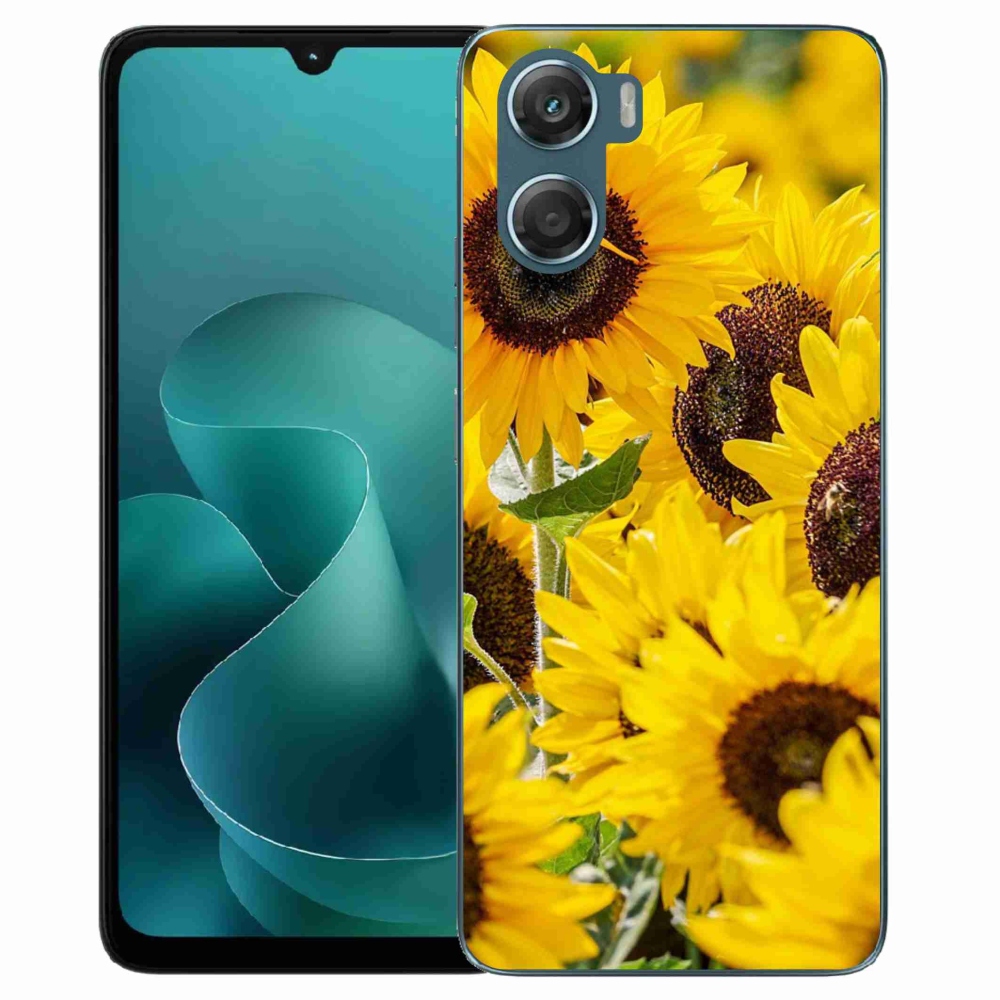 Gelový kryt mmCase na Motorola G06/G06 Power - slunečnice