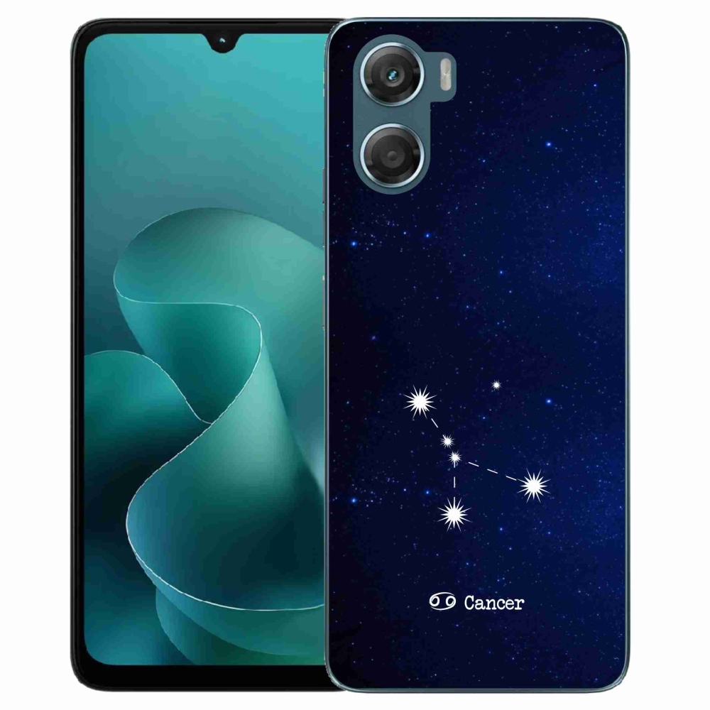 Gelový kryt mmCase na Motorola G06/G06 Power - souhvězdí Raka