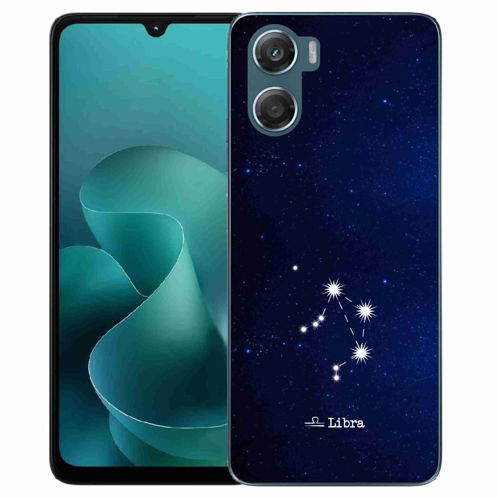 Gelový kryt mmCase na Motorola G06/G06 Power - souhvězdí Váhy