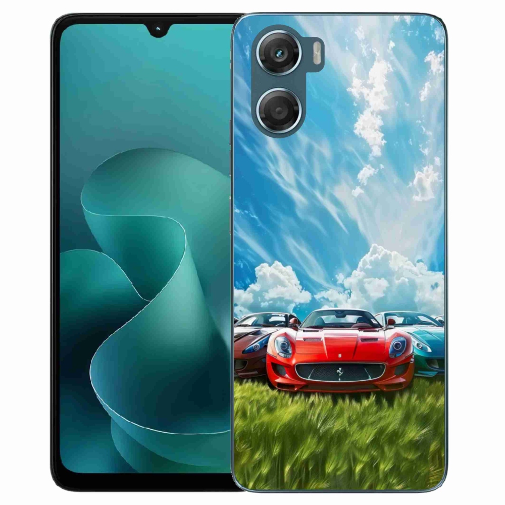 Gelový kryt mmCase na Motorola G06/G06 Power - sportovní vozy