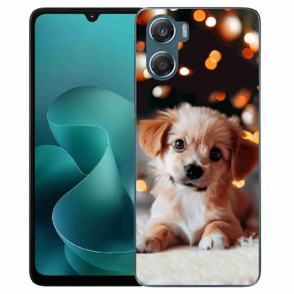 Gelový kryt mmCase na Motorola G06/G06 Power - štěňátko