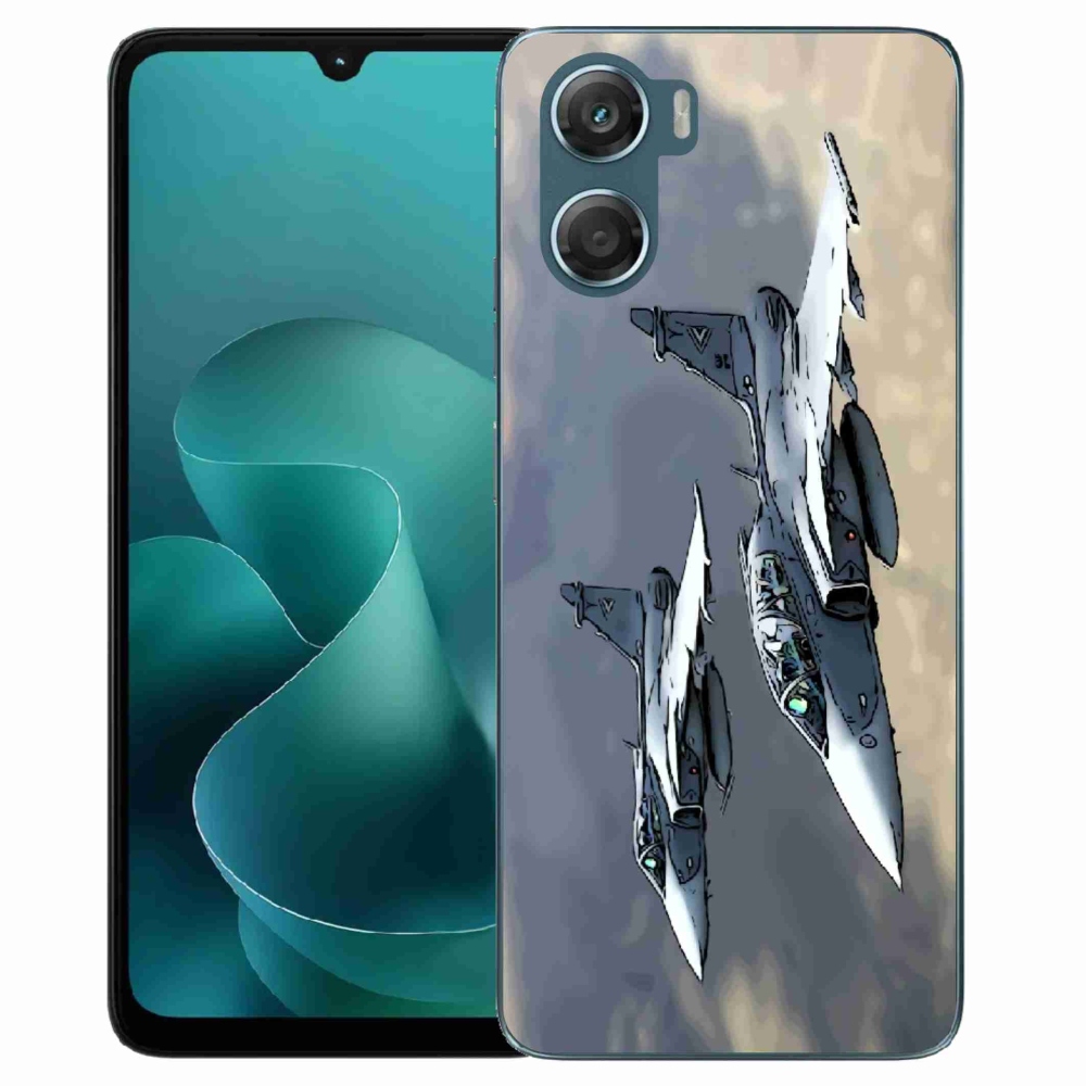 Gelový kryt mmCase na Motorola G06/G06 Power - stíhačky