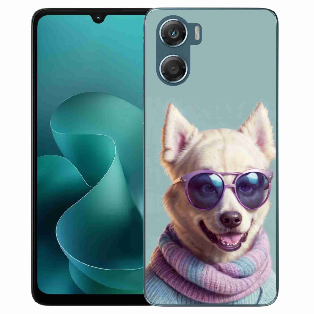 Gelový kryt mmCase na Motorola G06/G06 Power - stylový německý špic