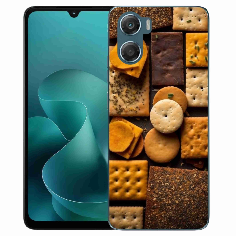Gelový kryt mmCase na Motorola G06/G06 Power - sušenky