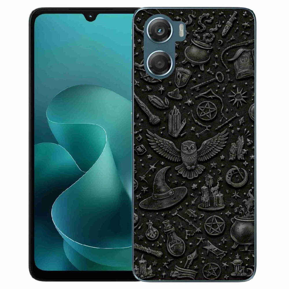 Gelový kryt mmCase na Motorola G06/G06 Power - tmavý magický svět