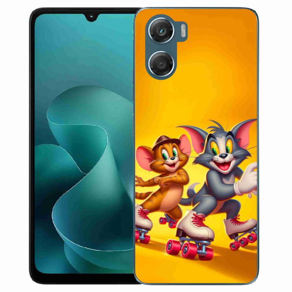 Gelový kryt mmCase na Motorola G06/G06 Power - tom a jerry