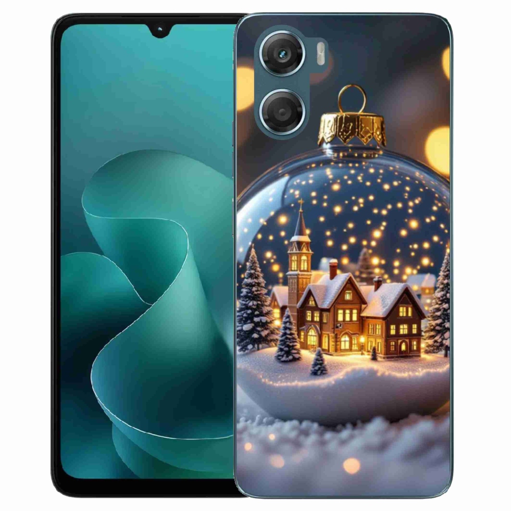 Gelový kryt mmCase na Motorola G06/G06 Power - vánoční koule 4
