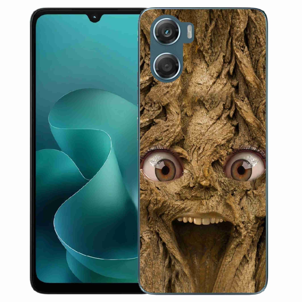 Gelový kryt mmCase na Motorola G06/G06 Power - veselý strom s očima
