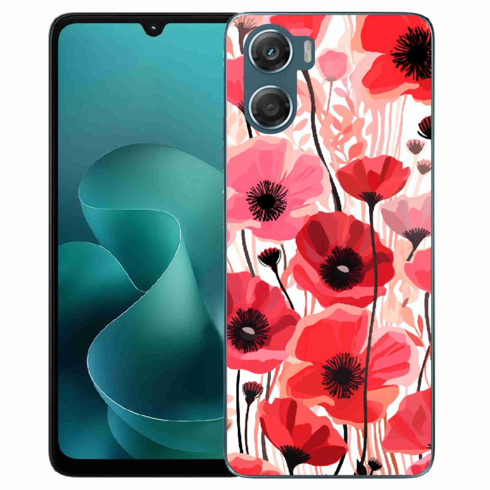 Gelový kryt mmCase na Motorola G06/G06 Power - vlčí mák 1