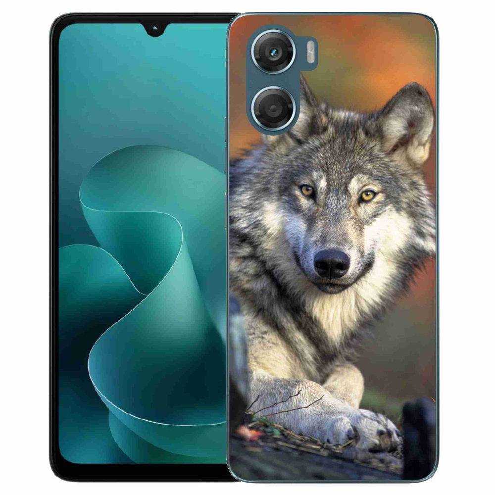 Gelový kryt mmCase na Motorola G06/G06 Power - vlk