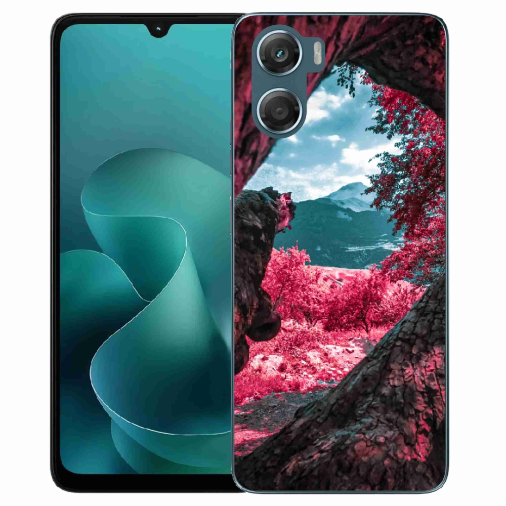 Gelový kryt mmCase na Motorola G06/G06 Power - výhled na hory