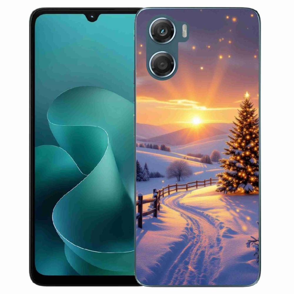 Gelový kryt mmCase na Motorola G06/G06 Power - zimní krajina