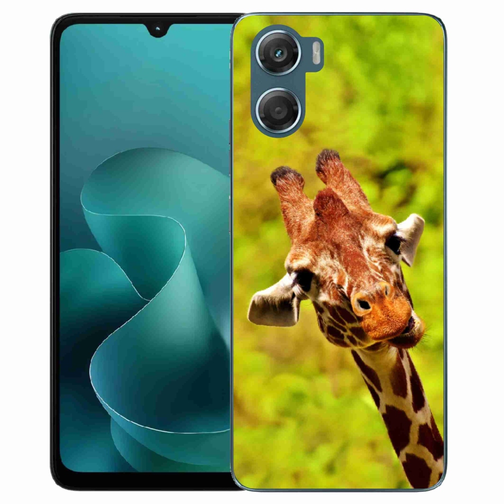 Gelový kryt mmCase na Motorola G06/G06 Power - žirafa