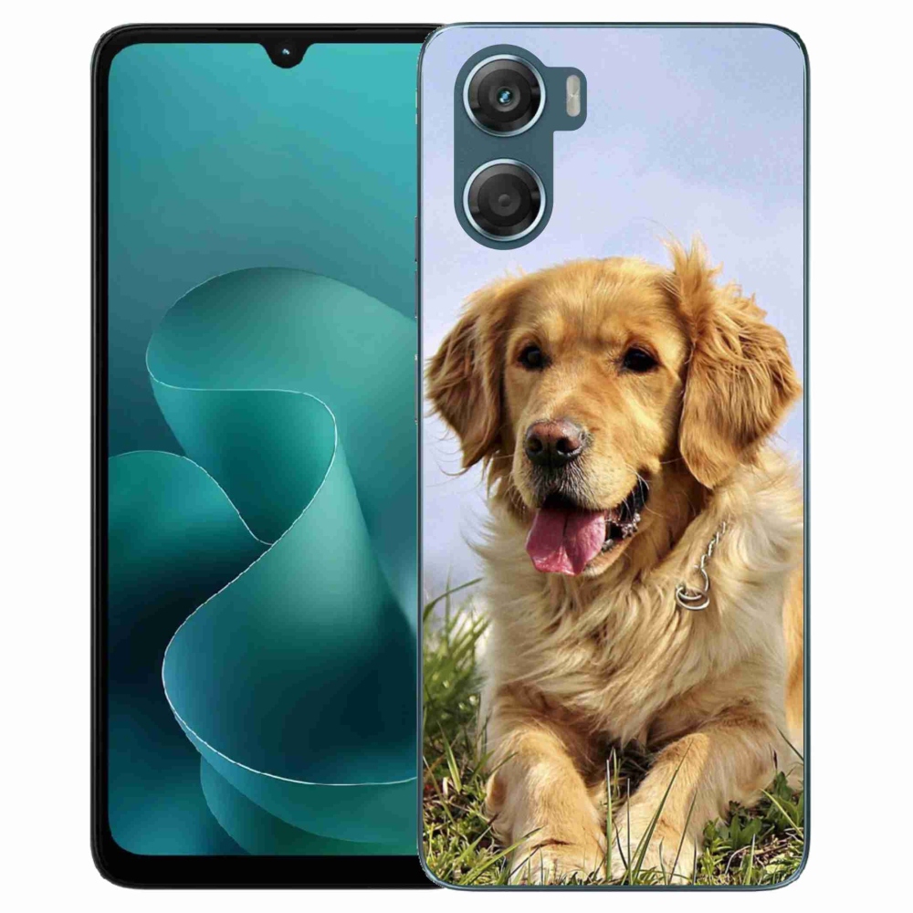 Gelový kryt mmCase na Motorola G06/G06 Power - zlatý retrívr