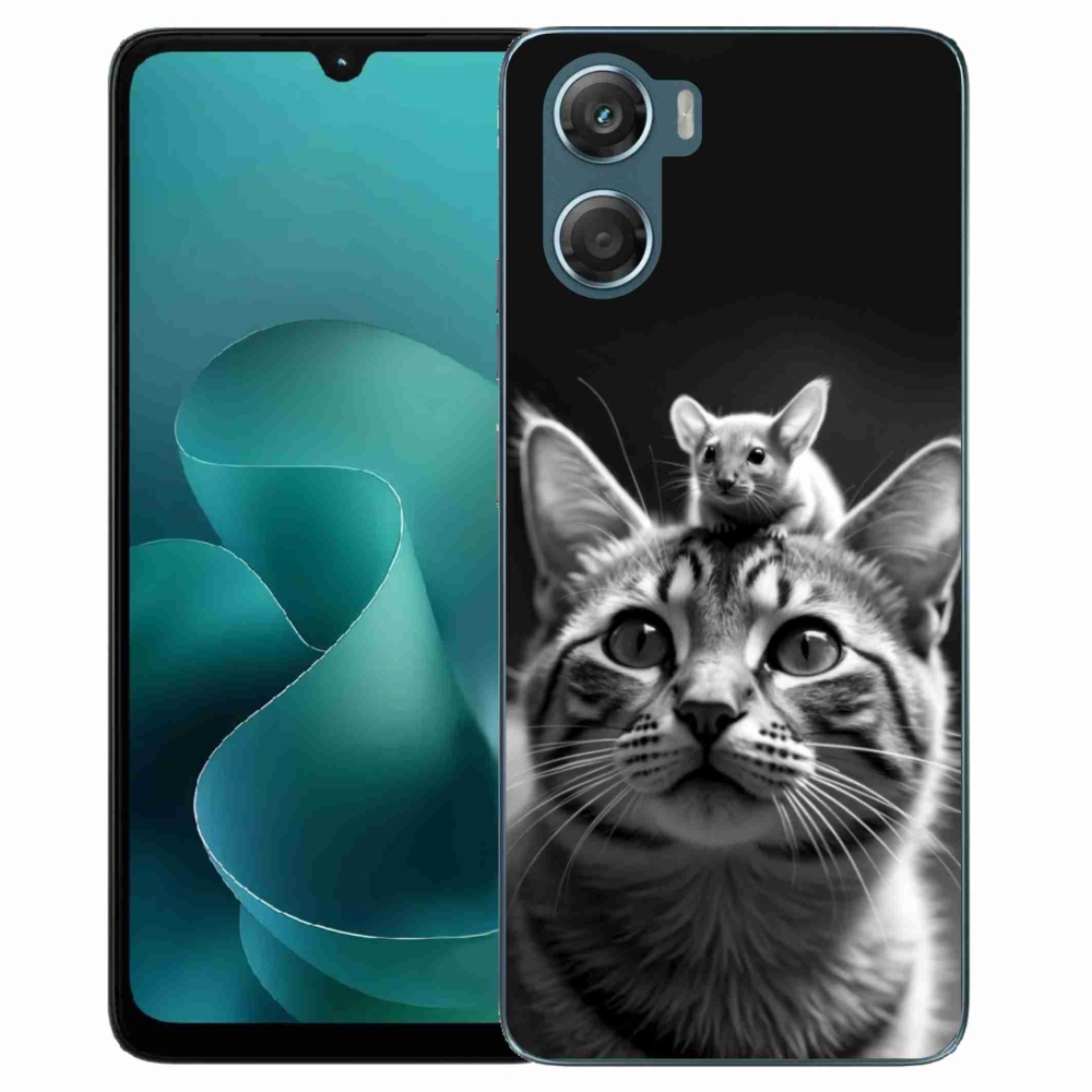 Gelový kryt mmCase na Motorola G06/G06 Power - zvířecí přátelství 2
