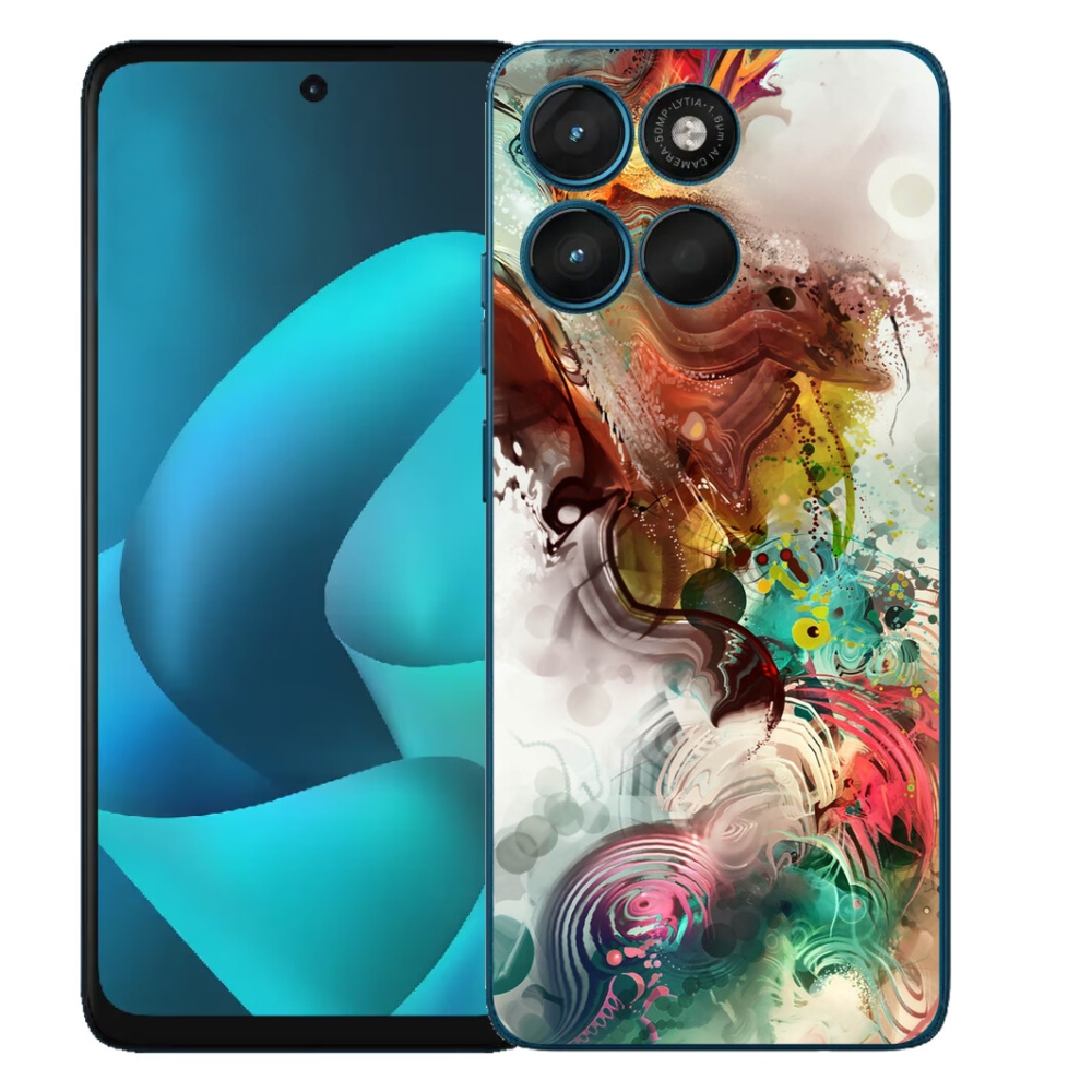 Gelový kryt mmCase na Motorola Moto G57 Power - abstrakt 1