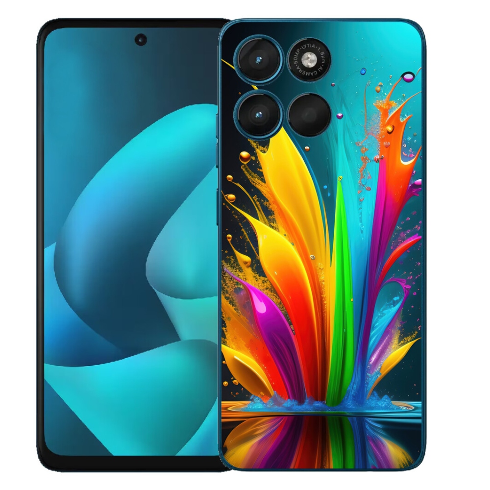 Gelový kryt mmCase na Motorola Moto G57 Power - abstraktní motiv 1