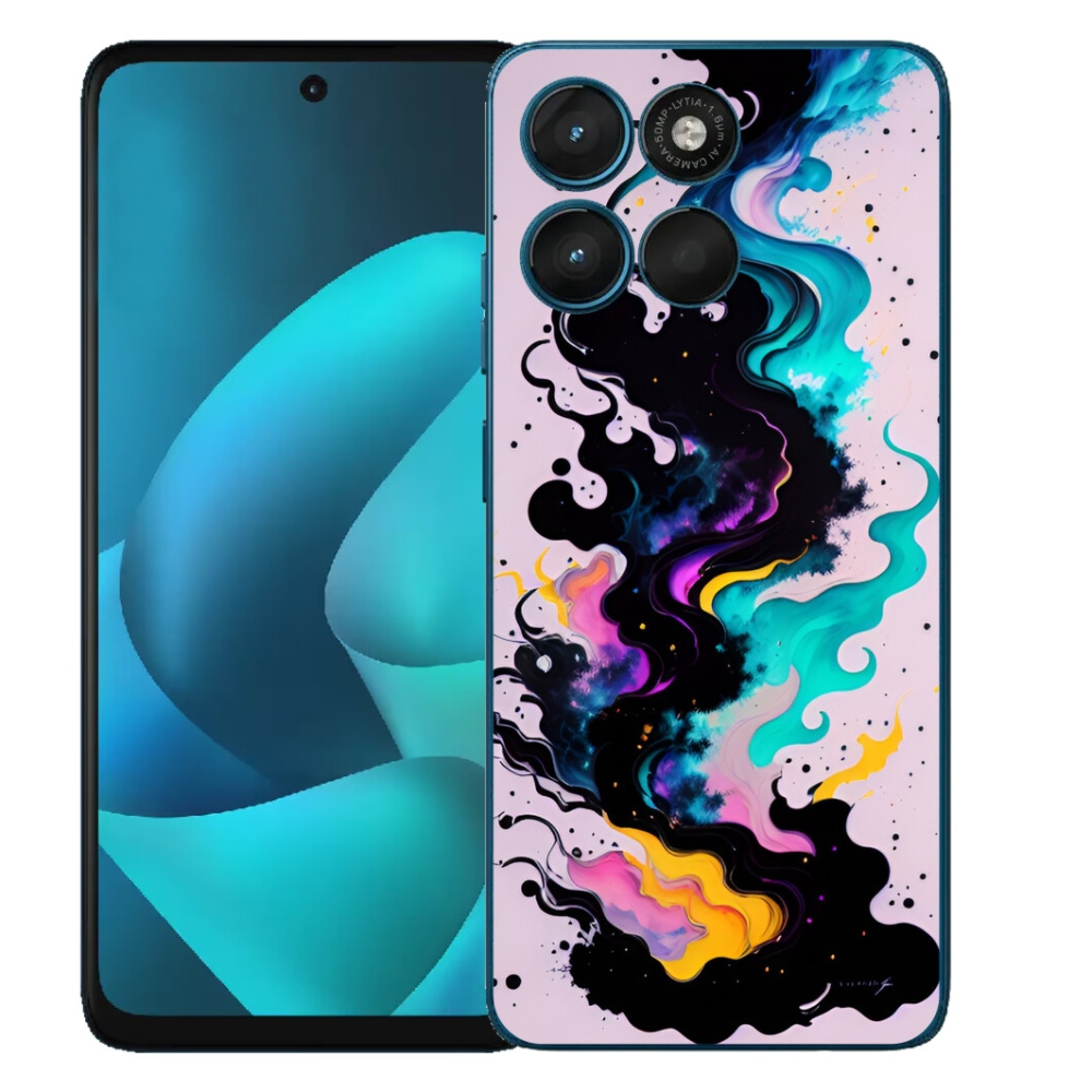 Gelový kryt mmCase na Motorola Moto G57 Power - abstraktní motiv 4