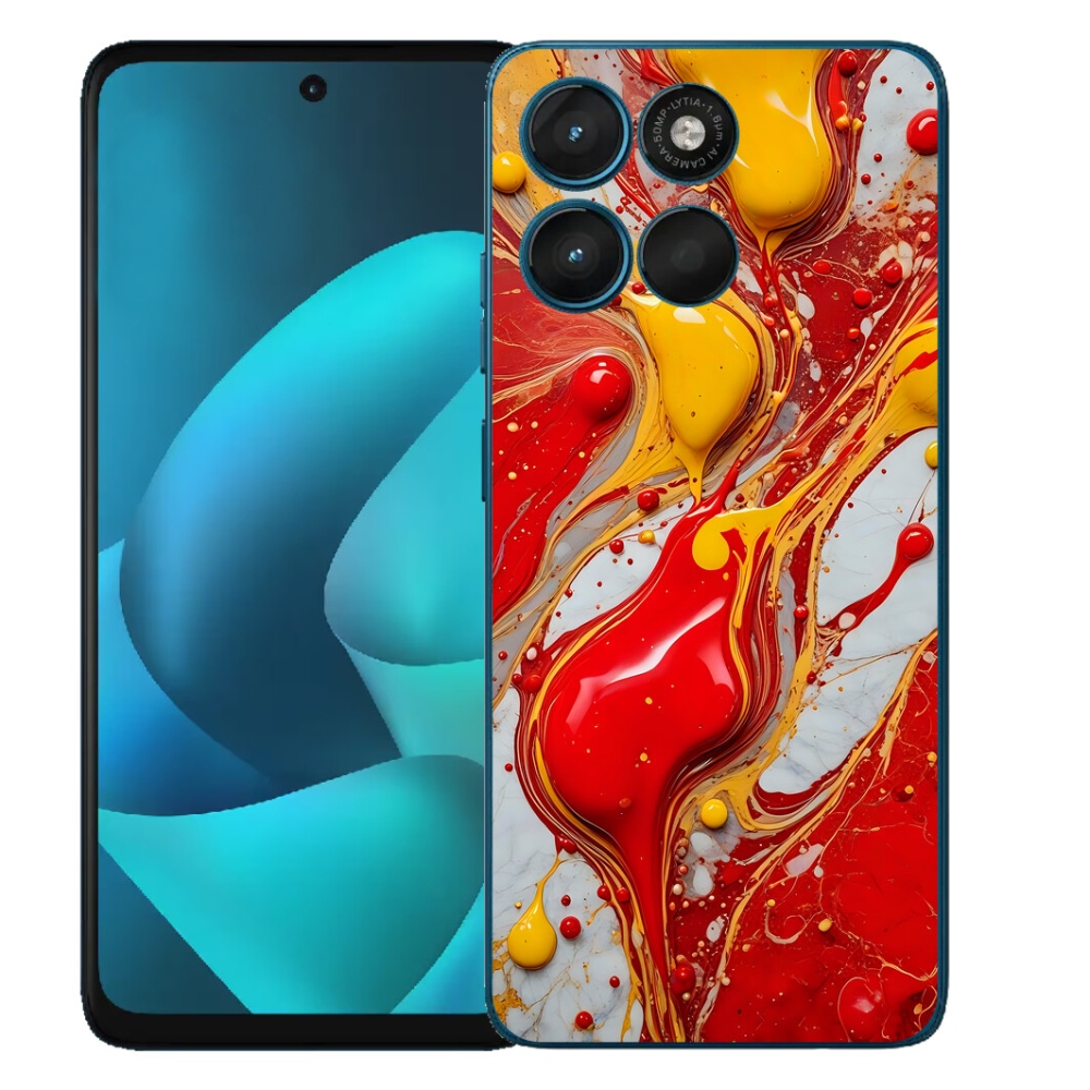 Gelový kryt mmCase na Motorola Moto G57 Power - abstraktní motiv 42