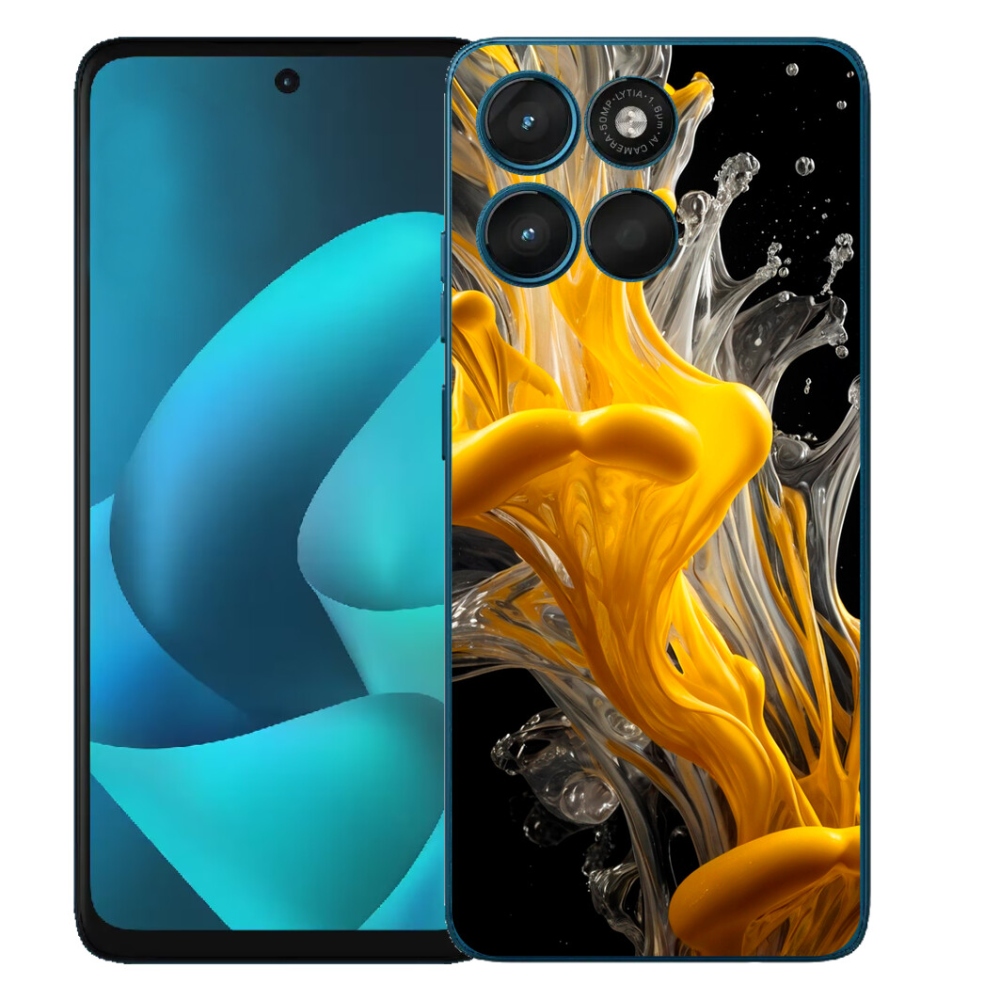 Gelový kryt mmCase na Motorola Moto G57 Power - abstraktní motiv 48