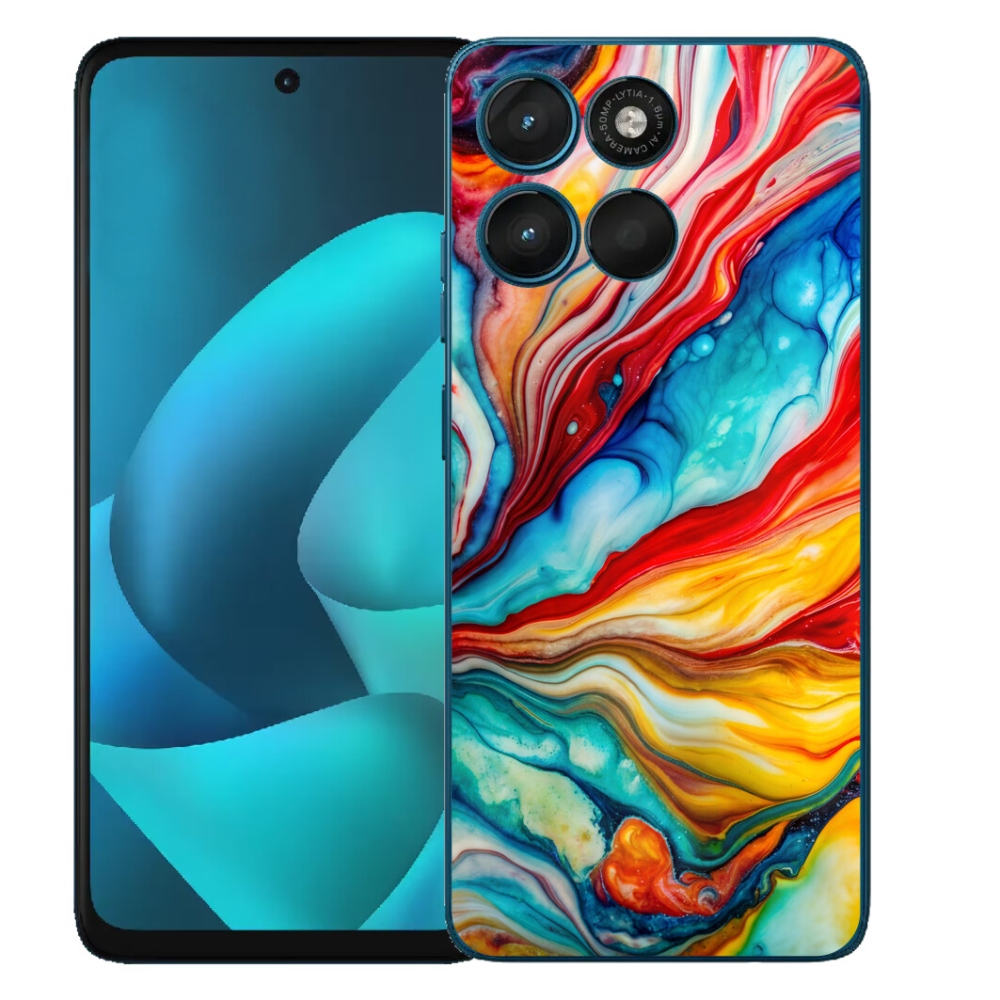 Gelový kryt mmCase na Motorola Moto G57 Power - abstraktní motiv 58