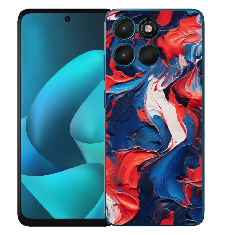 Gelový kryt mmCase na Motorola Moto G57 Power - abstraktní motiv 7