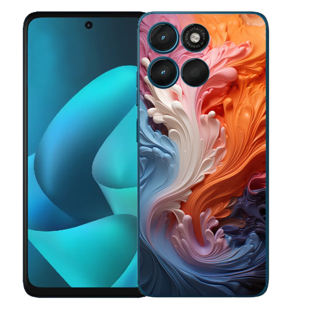 Gelový kryt mmCase na Motorola Moto G57 Power - abstraktní motiv 8